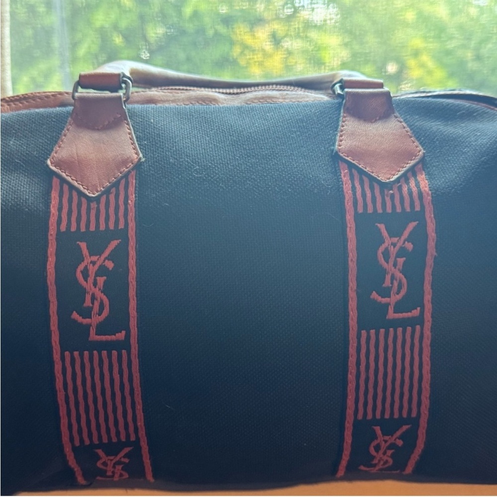 Yves Saint Laurent- Authentic 🍀 EUC Vintage Boston Bag - Picture 2 of 6